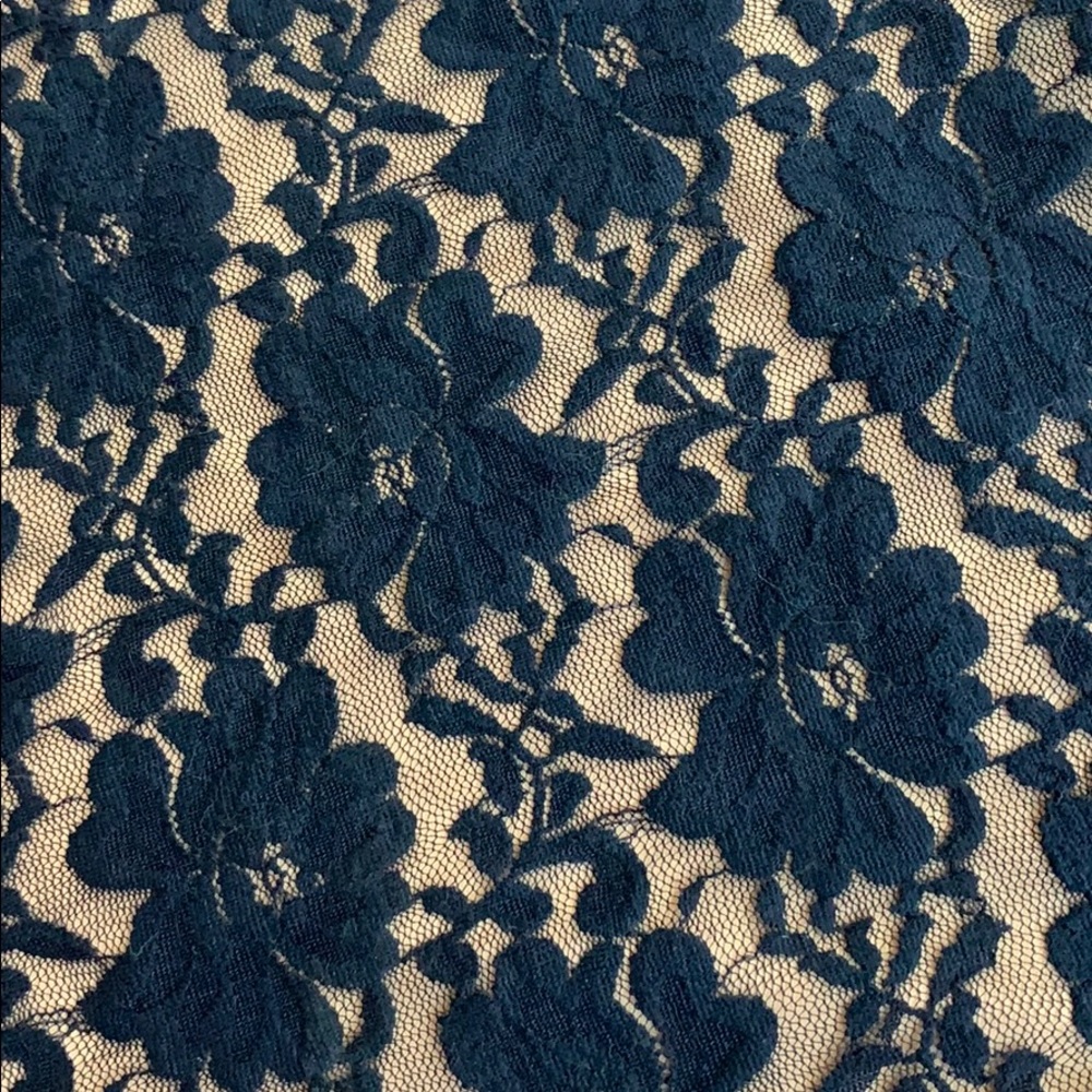 ❌SOLD❌ASOS Club L Navy Blue Bodycon Lace Dress - Picture 7 of 8